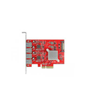 DeLOCK PCIe x4> 4x external USB-A 3.2 Gen 2, USB controller