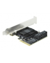 DeLOCK PCIe 5P SATA x4 LP 90498 - nr 15