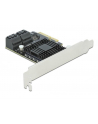 DeLOCK PCIe 5P SATA x4 LP 90498 - nr 22