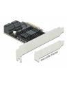 DeLOCK PCIe 5P SATA x4 LP 90498 - nr 23