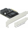 DeLOCK PCIe 5P SATA x4 LP 90498 - nr 5
