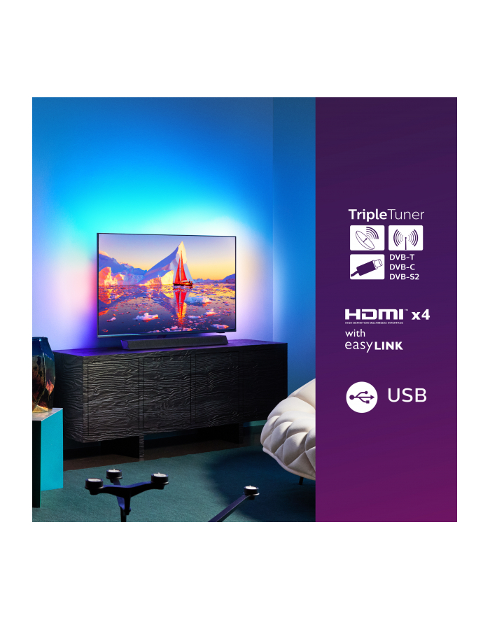 Philips 55PUS9435 / 12 TCS SMA 2.4 UHD 139 - PUS9435 / 12 Ambilight 3, System Android Smart TV główny