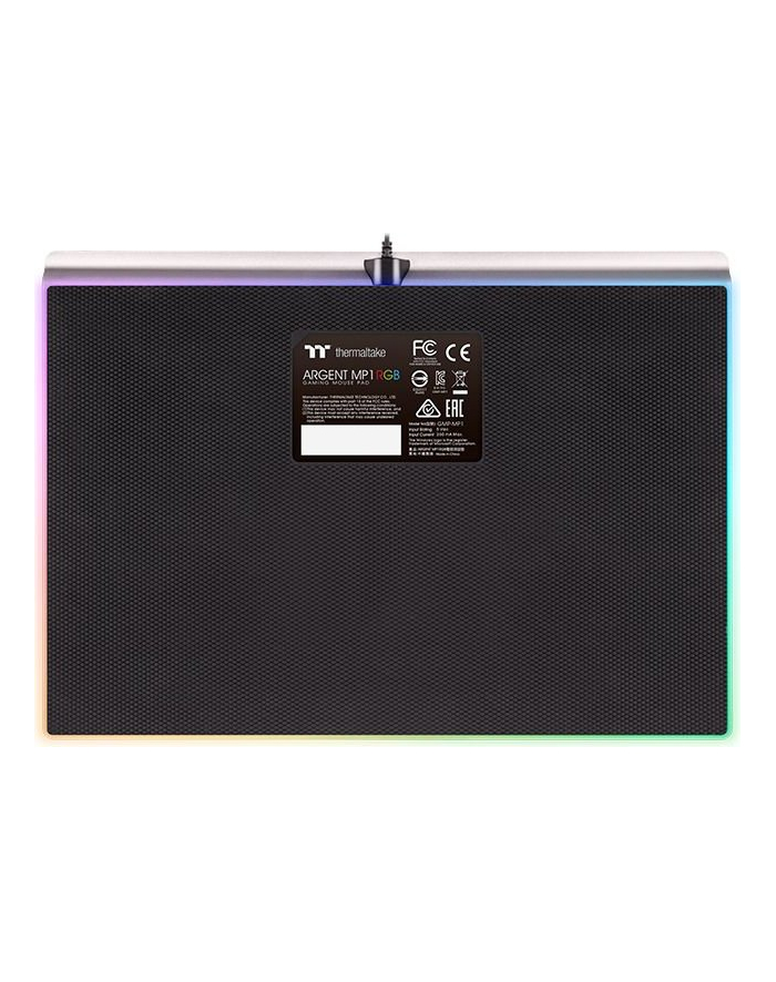 Thermaltake Argent MP1 RGB Gaming Mouse Pad - GMP-MP1-BLKHMC-01 główny
