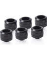 Alphacool Eiszapfen PRO 16mm HardTube Fitting G1 / 4 - Deep Black Sixpack, connection - nr 1