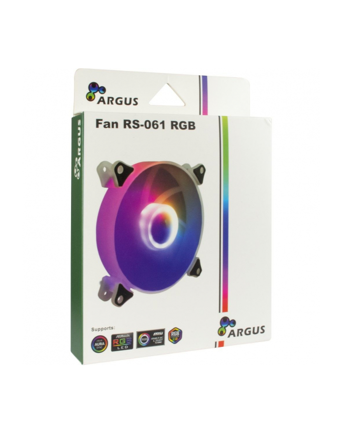 Inter-Tech ARGUS RS-061 RGB 120x120x25 - 88885531 główny