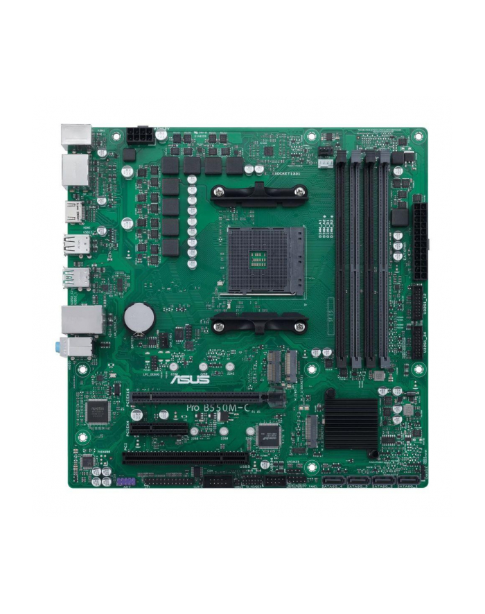 Asus PRO B550M-C / CSM B550 - Socket AM4 - Mainboard główny