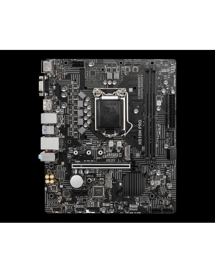 MSI H510M PRO H510 - Socket 1200 - Mainboard główny
