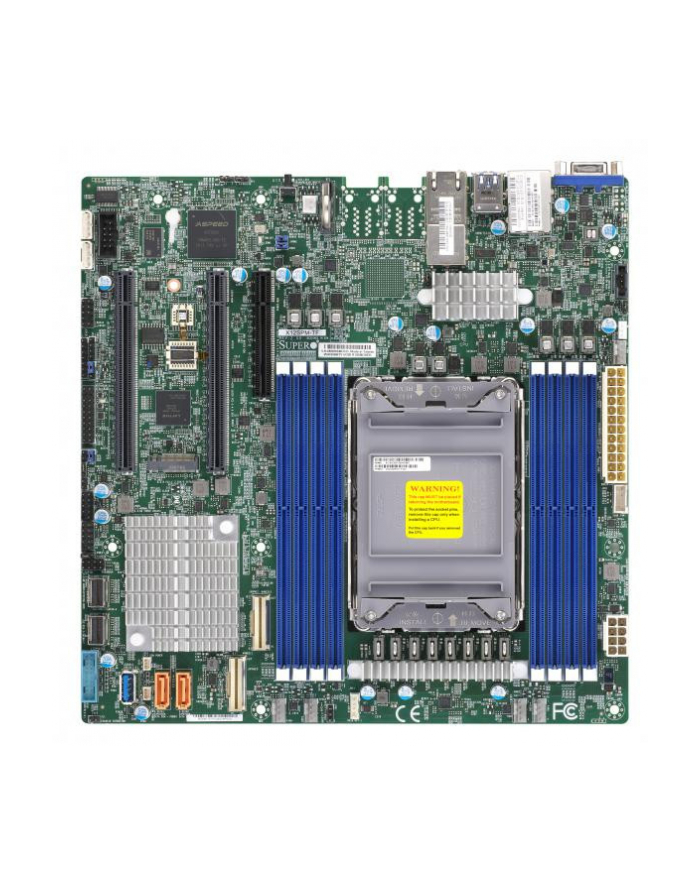 super micro computer SUPERMICRO Motherboard Ice Lake LGA-4189 SKT-P+ up to 205W TDP + C621A 8xDDR4 3200 główny