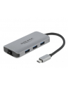 Delock USB 3.2 G1 Hub + 4 Ports/LAN/PD 63252 - nr 1