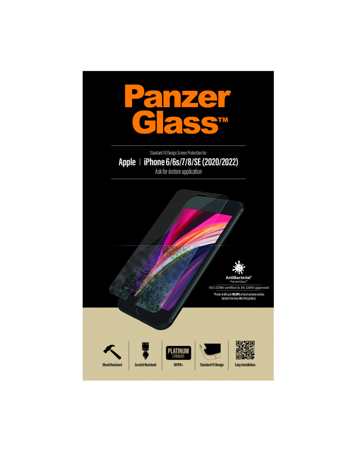 PanzerGlass screen protector, protective film główny