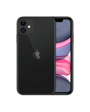 Apple iPhone 11 - 6.1 - iOS 128GB D-E Kolor: CZARNY
