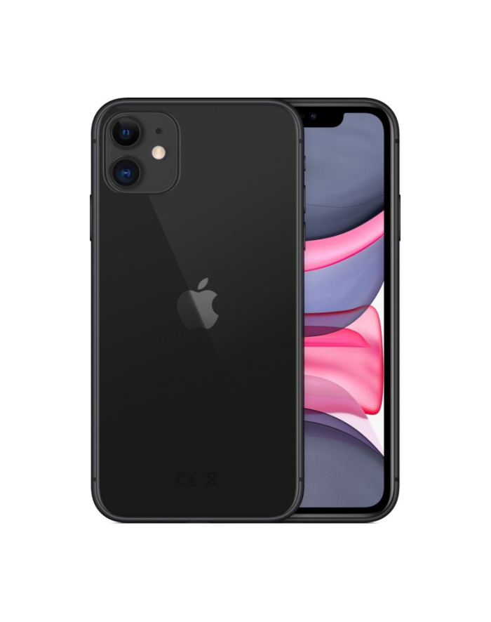 Apple iPhone 11 - 6.1 - iOS 128GB D-E Kolor: CZARNY główny
