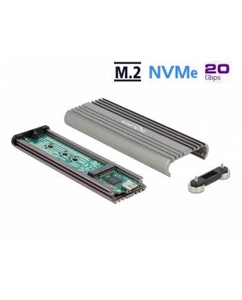 DeLOCK Ext.Ge. M.2 PCIe with SupS USB-C bu - USB 20 Gbps