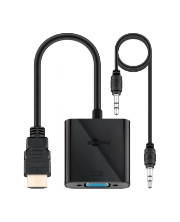 goobay HDMI> VGA + 3.5mm stereo - nickel-plated A364