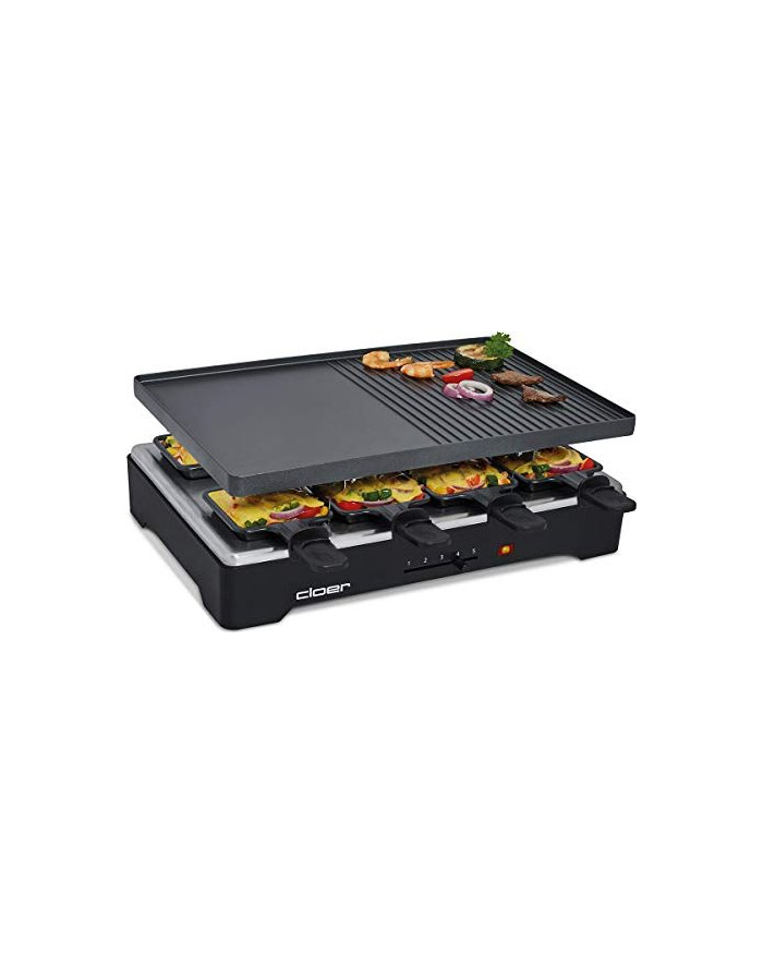 Cloer raclette grill 6446 1200W Kolor: CZARNY główny