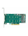 DeLOCK PCI Express x8 card to 2 x internal NVMe M.2 Key M - bifurcation, controller - nr 3