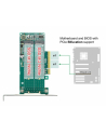 DeLOCK PCI Express x8 card to 2 x internal NVMe M.2 Key M - bifurcation, controller - nr 4