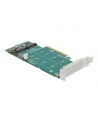 DeLOCK PCI Express x8 card to 2 x internal NVMe M.2 Key M - bifurcation, controller - nr 8