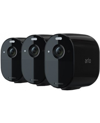 Arlo Essential Spotlight Camera 3-pack Kolor: CZARNY