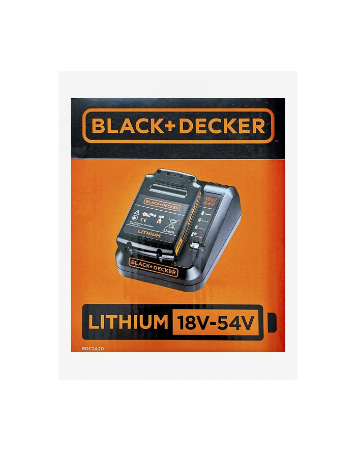 Kolor: CZARNY+decker BLACK + D-ECKER charger + battery BDC2A20 18V 2Ah główny
