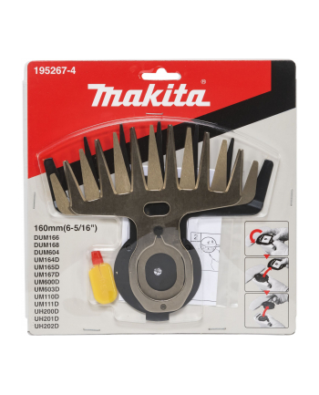 Makita grass cutter blade 16cm 195267-4