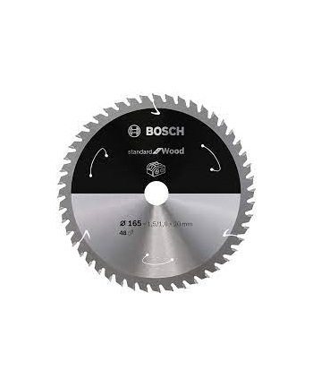 bosch powertools Bosch circular saw blade SfW 165x20x1.5 / 1.0x48T - 2608837687
