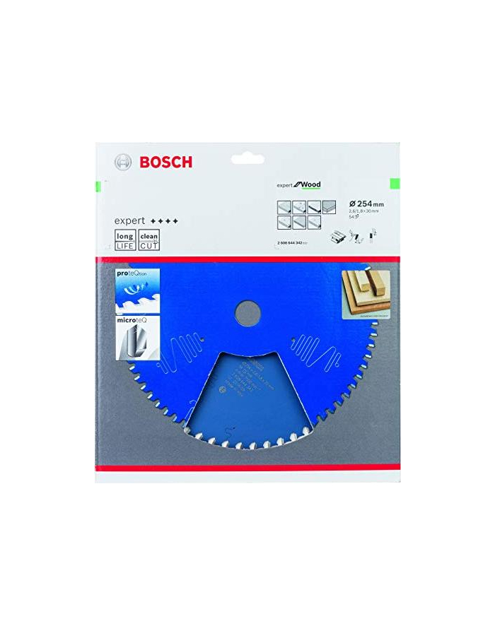 bosch powertools Bosch circular saw blade EX WO T 254x30-54 - 2608644342 główny