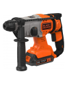 Kolor: CZARNY+decker BLACK + D-ECKER cordless combination hammer BCD900E2K, 18Volt, rotary hammer - nr 2