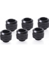 Alphacool Eiszapfen PRO 13mm HardTube Fitting G1 / 4 - Deep Black Sixpack, connection - nr 1