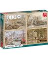 Jumbo Puzzle Canal Boats 1000 - 18855 - nr 1