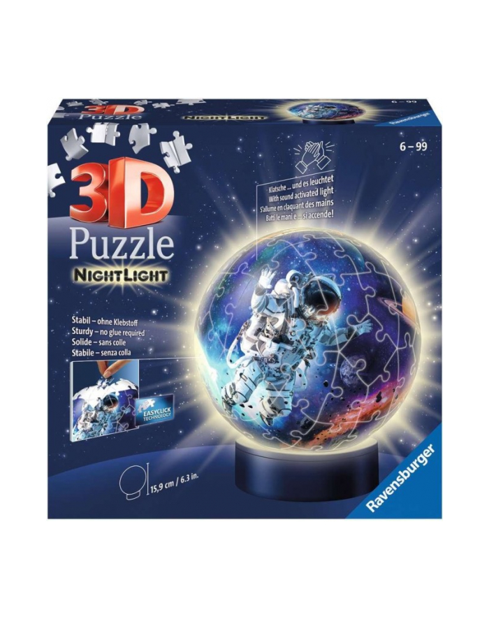 Ravensburger 3D puzzle ball astronauts in the world. - 11264 główny