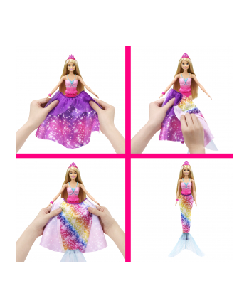 Barbie D. 2-in-1 Princess ' Mermaid - GTF92