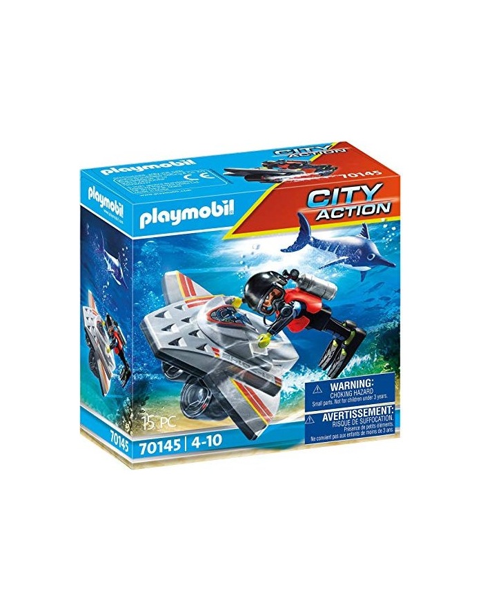 Playmobil distress: diving scooter - 70145 główny