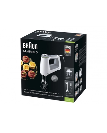 Braun hand mixer HM 5137 750 W Kolor: BIAŁY - MultiMix 5