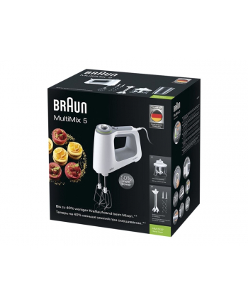 Braun hand mixer HM 5137 750 W Kolor: BIAŁY - MultiMix 5 nr 1