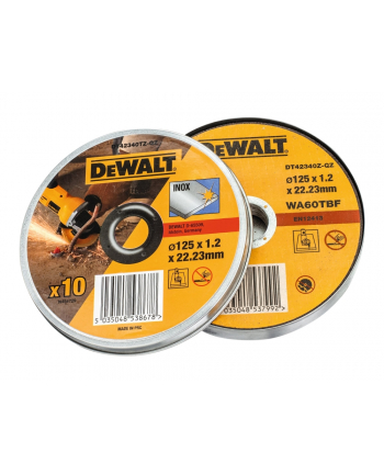 Dewalt cutting disc DT42340TZ-QZ stainless steel - flat 125mmx1.2mm