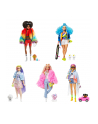 Mattel Barbie Extra doll (blonde) with fluffy pink jacket, including pet - nr 6