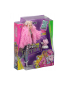 Mattel Barbie Extra doll (blonde) with fluffy pink jacket, including pet - nr 8