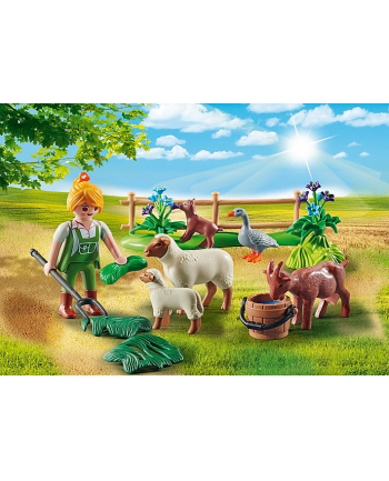 Playmobil gift set farmer's wife with pasture. - 70608