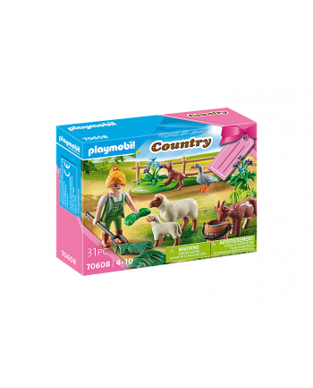 Playmobil gift set farmer's wife with pasture. - 70608