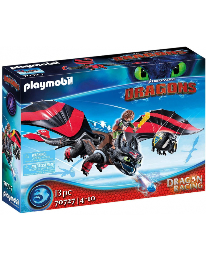 Playmobil Dragon Racing: Hiccups and Toothless - 70727 główny