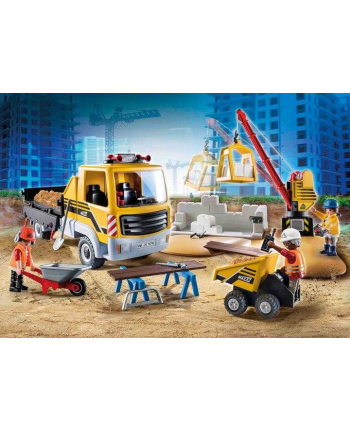 Playmobil Construction site with dump truck - 70742