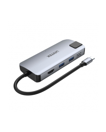 UNITEK HUB USB-C 2X USB-A HDMI 2.0  RJ-45 PD 100W