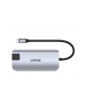 UNITEK HUB USB-C 2X USB-A HDMI 2.0  RJ-45 PD 100W - nr 8