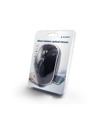 GEMBIRD MYSZ MUSW-4BS-01 OPTYCZNA 1600DPI USB BEZPRZEWODOWA  NANO ODBIORNIK  TYPU SILENT  CZARNA