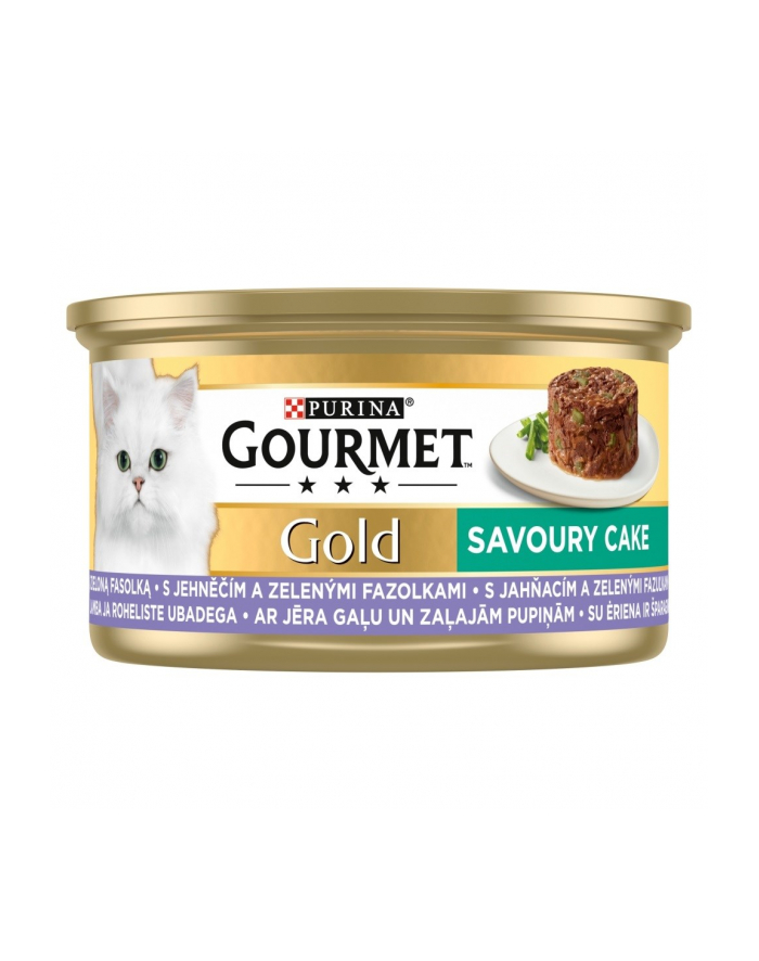 purina nestle GOURMET GOLD - Savoury Cake z Jagnięciną i zieloną fasolą 85g główny