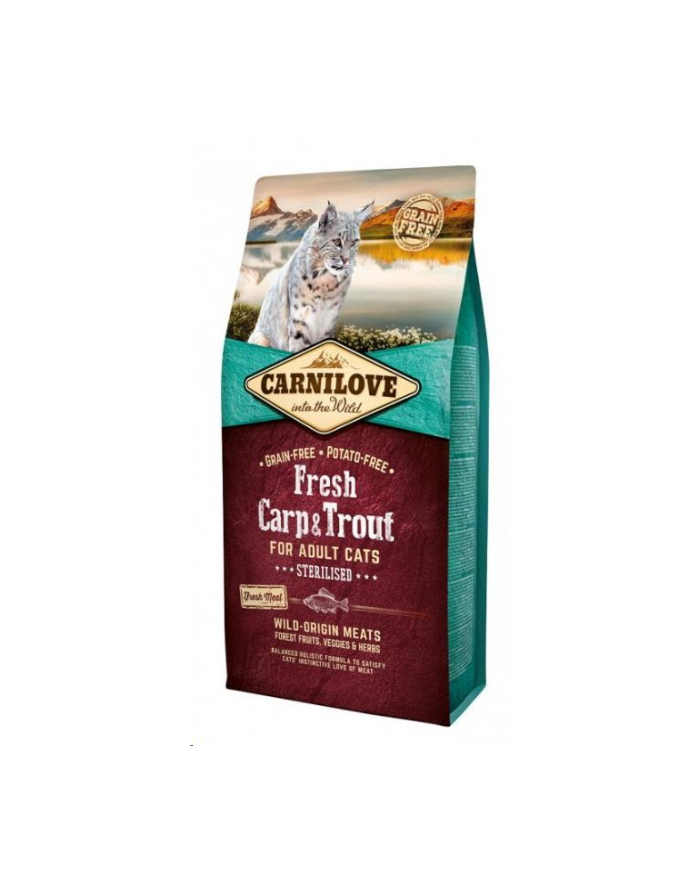 brit CARNILOVE CAT FRESH CARP ' TROUT STERILISED  6KG główny