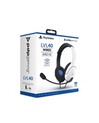 PDP Play Station 4 LVL40 Headset biały