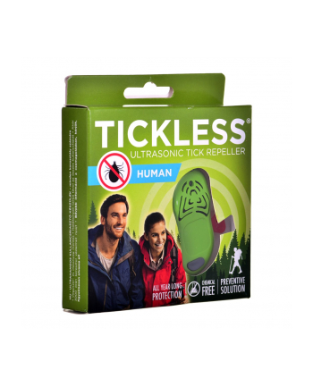 Odstraszacz kleszczy dla ludzi TickLess zielony