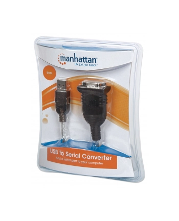MANHATTAN KONWERTER ADAPTER USB NA RS232/COM/DB9 M